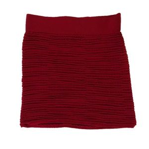 NWOT Stretchy Red Mini Skirt